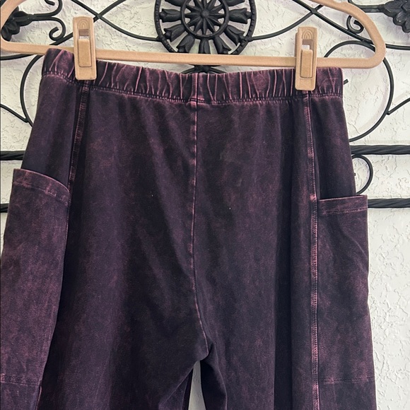 Jess & Jane Purple Mineral-Wash Pants | Size Small - Picture 4 of 6